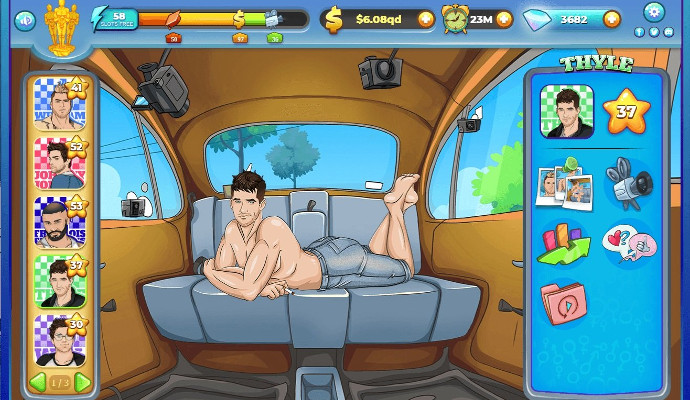 free gay porn games without credit card info