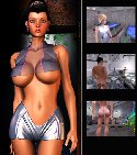 3D Sex Trooper game with cosmic virtual girl