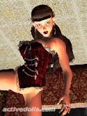 Active Dolls nasty domina in corset