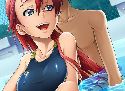 Sexy hentai swimsuit girl fucked from behind in the pool