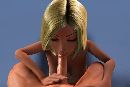 Animated cartoon slut gives head in nude sex sim