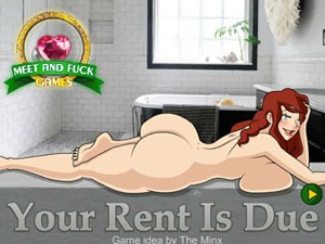 Your Rent is Due student sex game