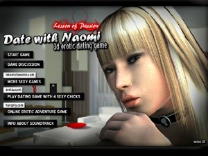 Date with Naomi virtual nude sex game