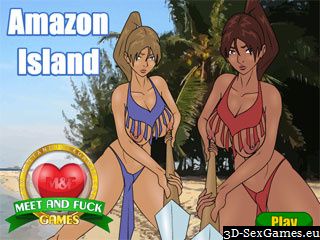 Amazon Island fuck sexy girls at the beach