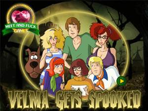 Velma Gets Spooked Scooby Doo sex game
