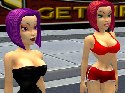 Two erotic girls seduce in BoneTown game